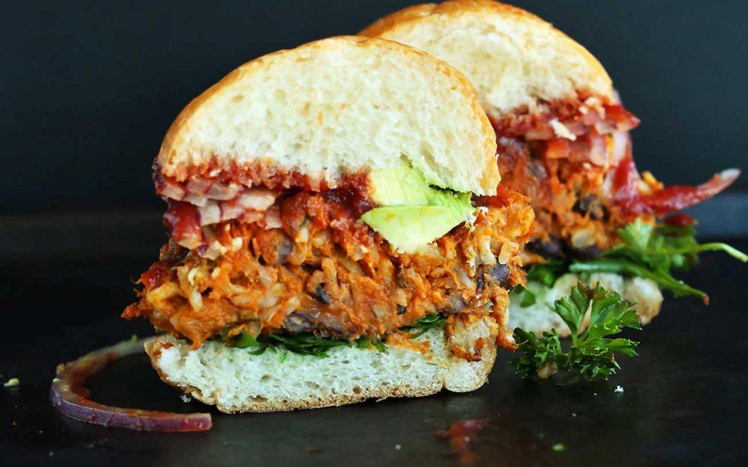 Black Bean and Sweet Potato Burger