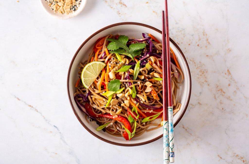 Cold Soba Noodle Salad