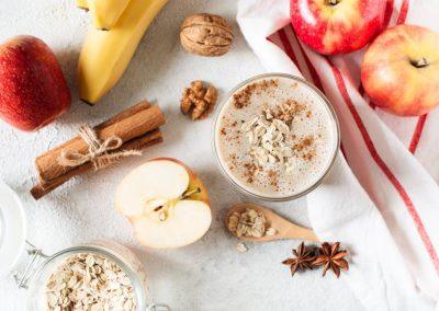 Steel Cut Oatmeal with Cinnamon Apples