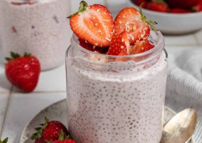 Strawberry Yogurt Chia Pudding