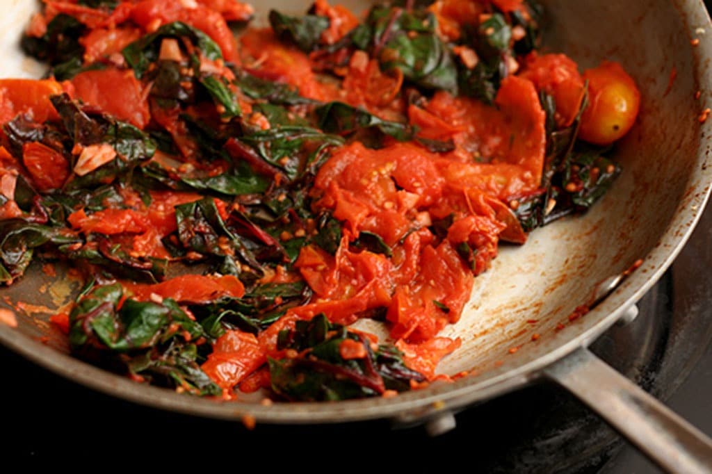 pasta-chard-tomatoes